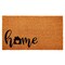 Natural Coco Coir Home Doormat for Outdoor Entrance, 17 x 30 Inch Welcome Rug for Front Door, Porch